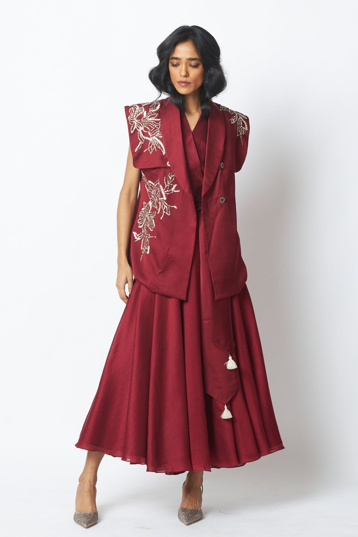 Noah Wrap Jacket Dress Set