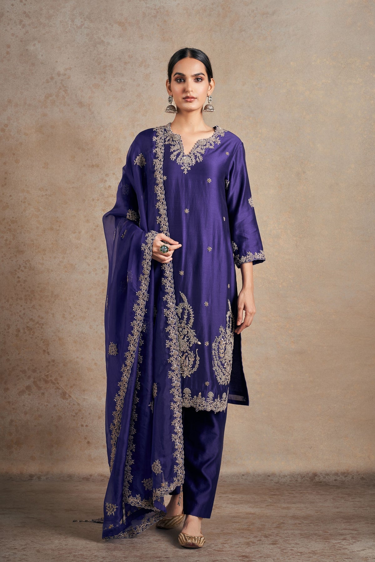 Lavish Purple Kurta Set