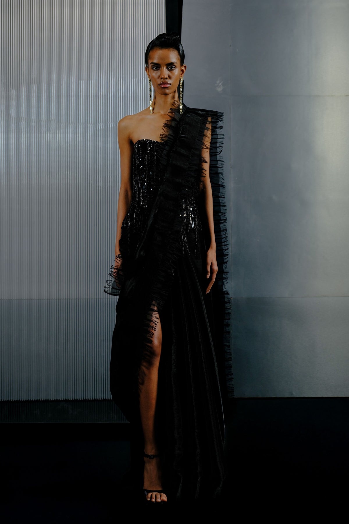 Textured Sequin Corset