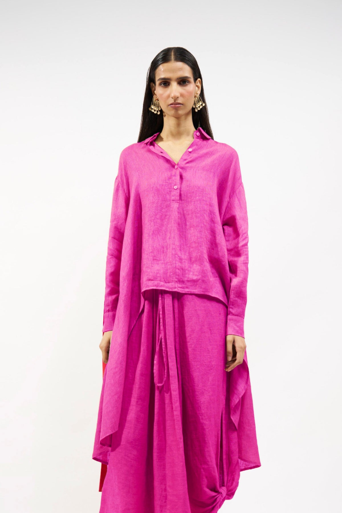 Draped Skirt Set