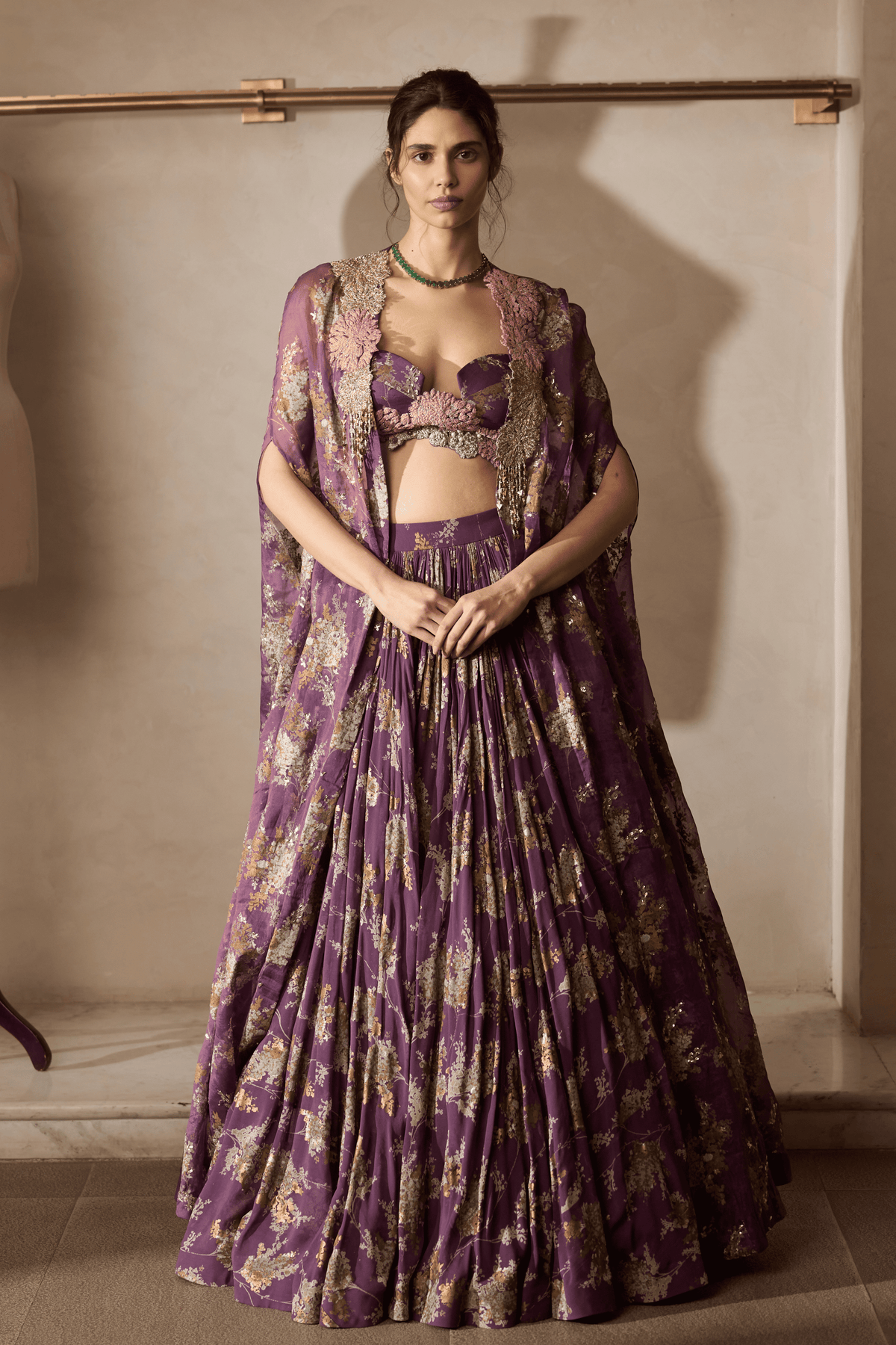 Alba Cape &amp; Skirt Set
