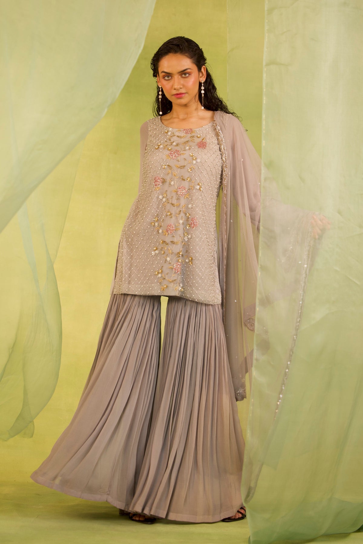 Georgette Garara Set