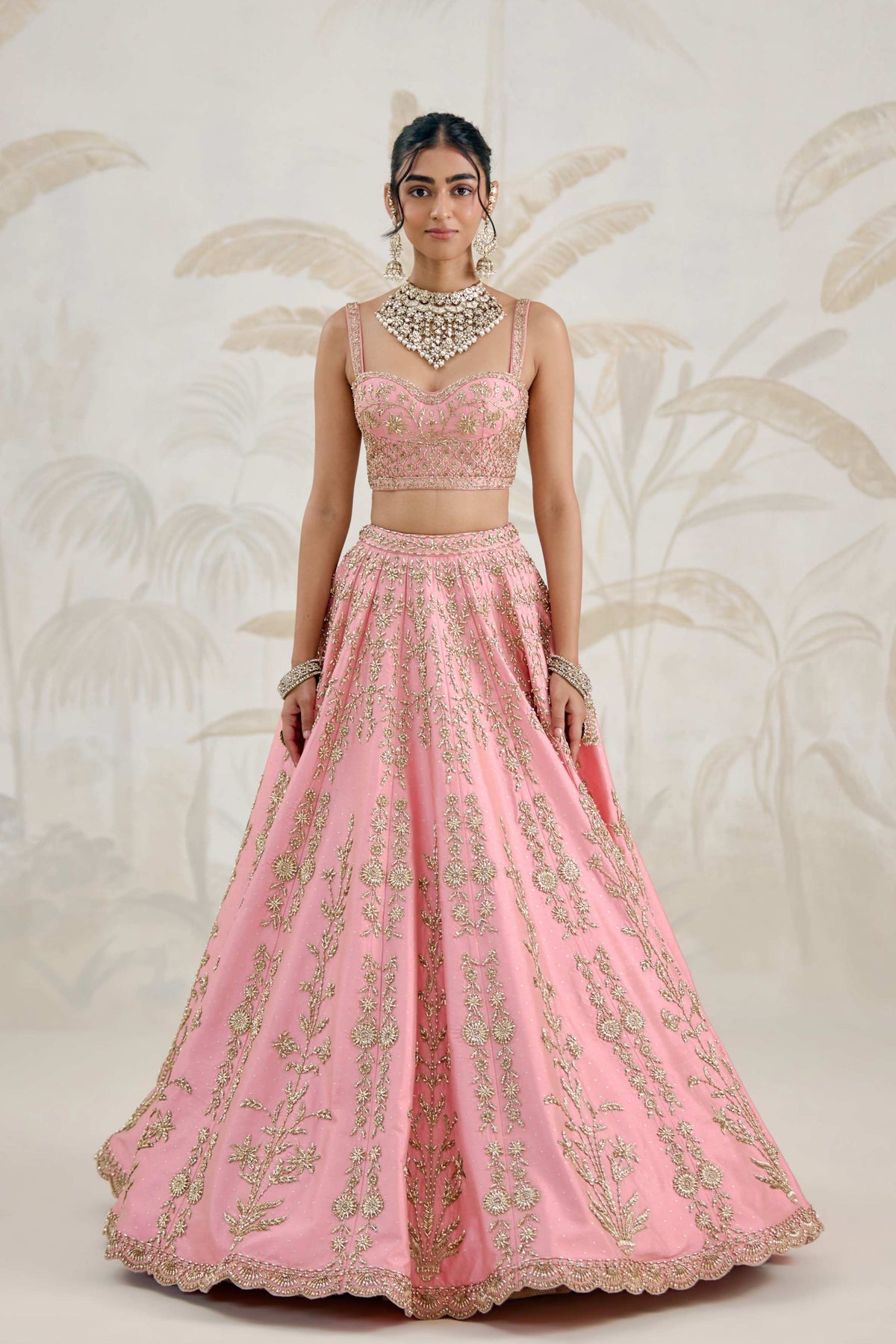 Rose Pink Lehenga Set