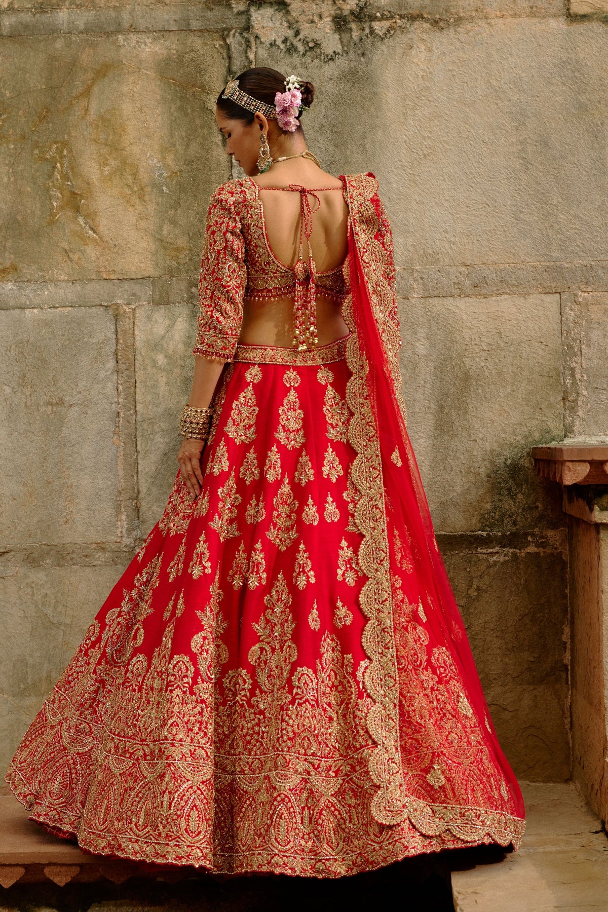 Red Lehenga Set