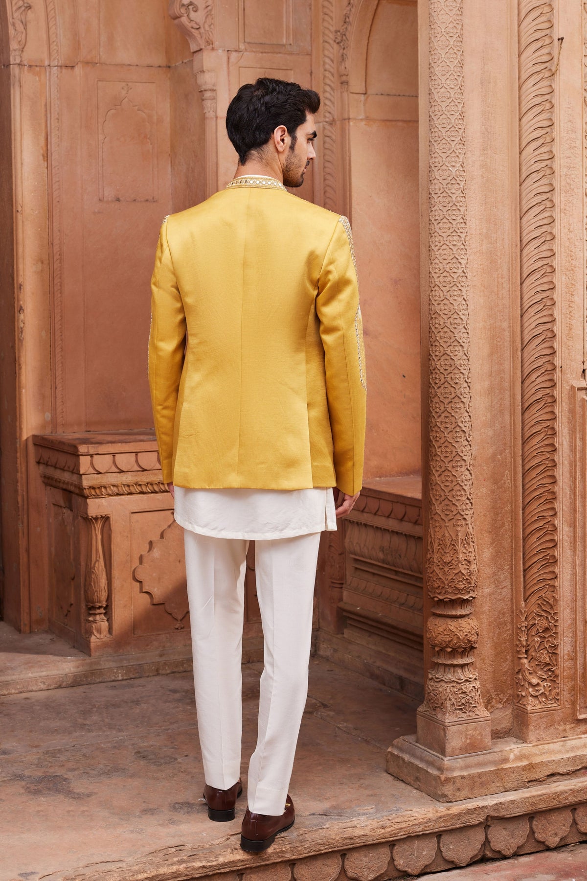 Seerat Silk Jacket Set
