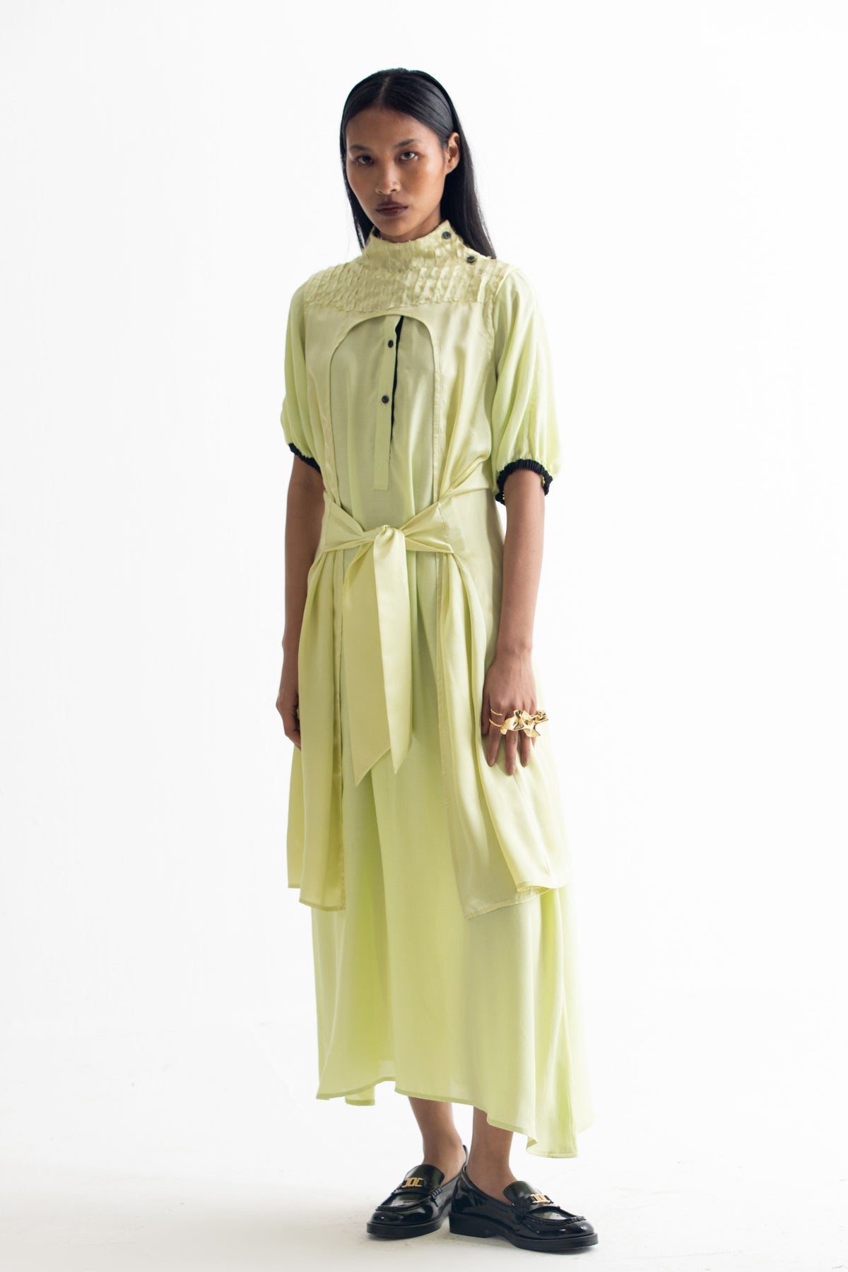 Lime Green Lady Dress