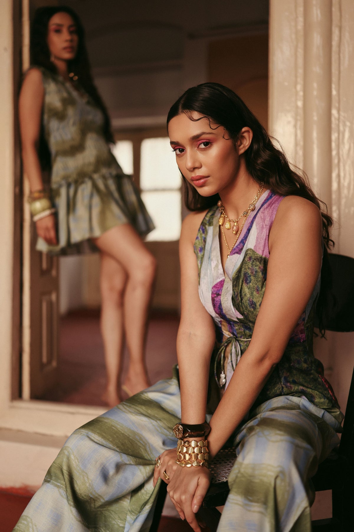 Crayon Pleats Co-ord Set