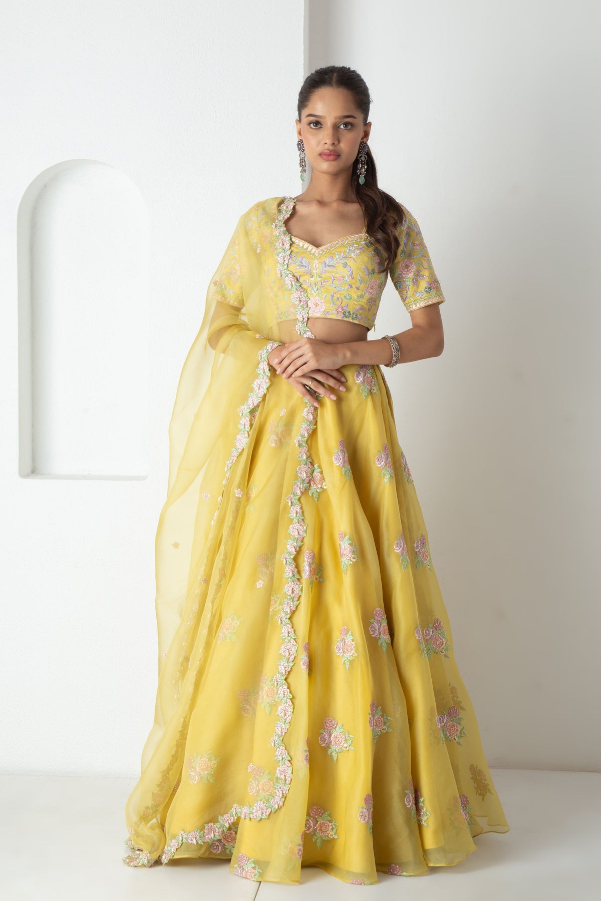 Yellow Vieva Lehenga Set