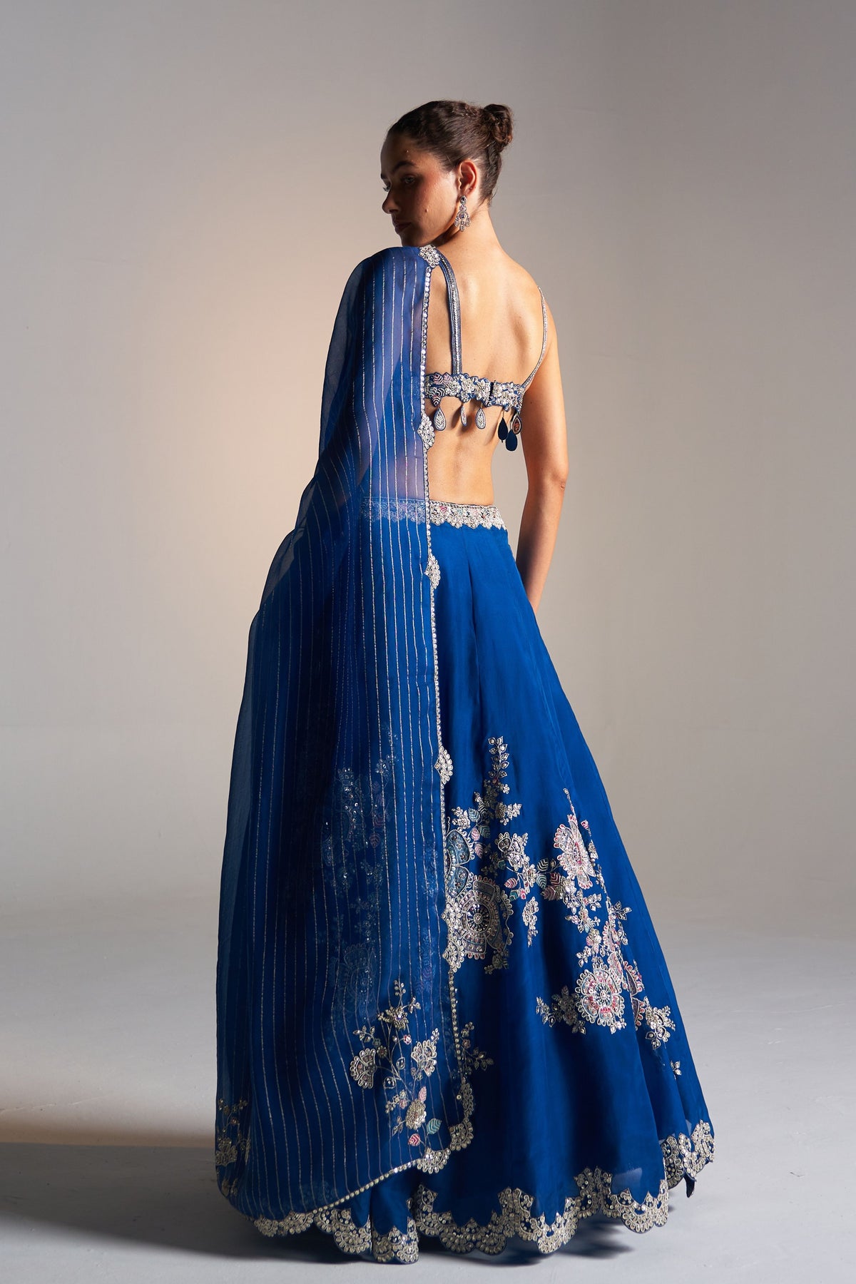 Jade Blue Lehenga Set