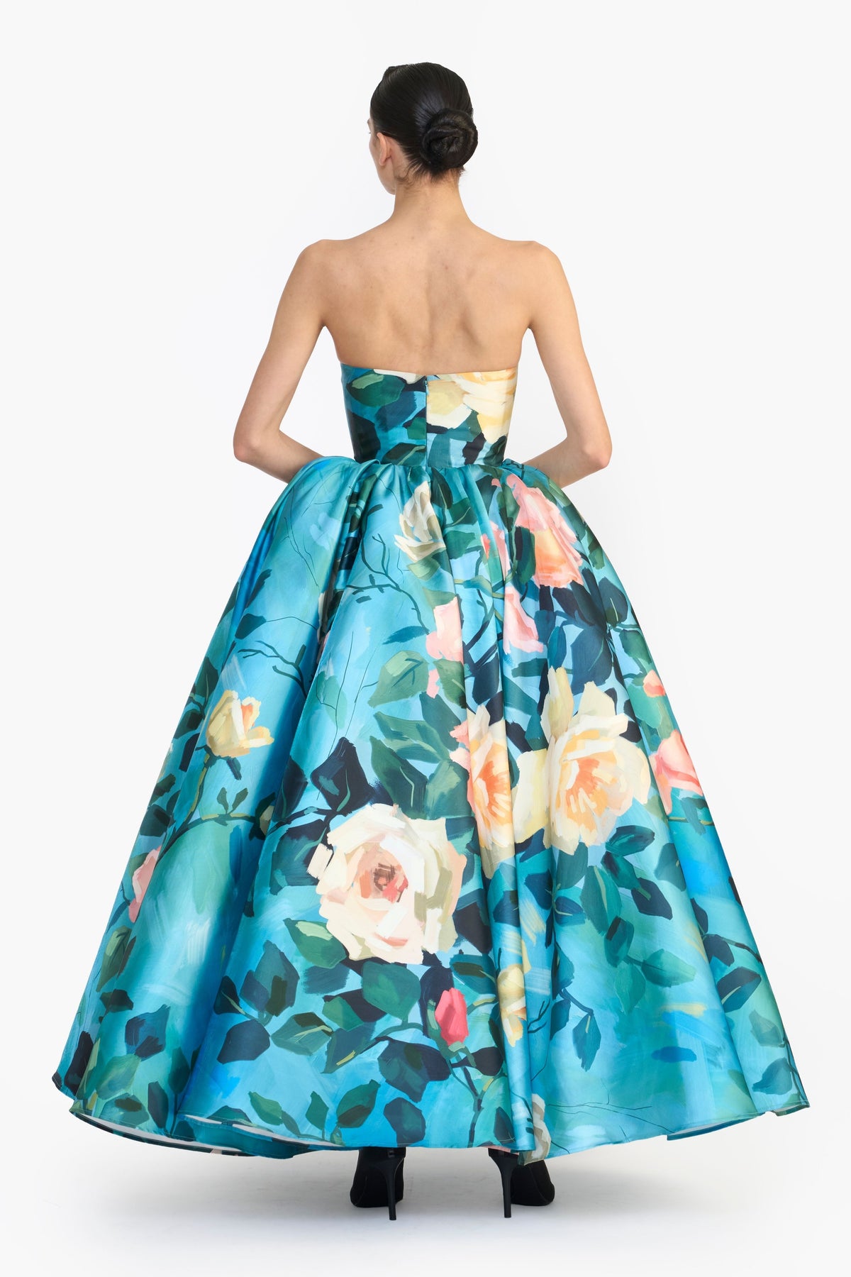 Sculpted Strapless Maxi