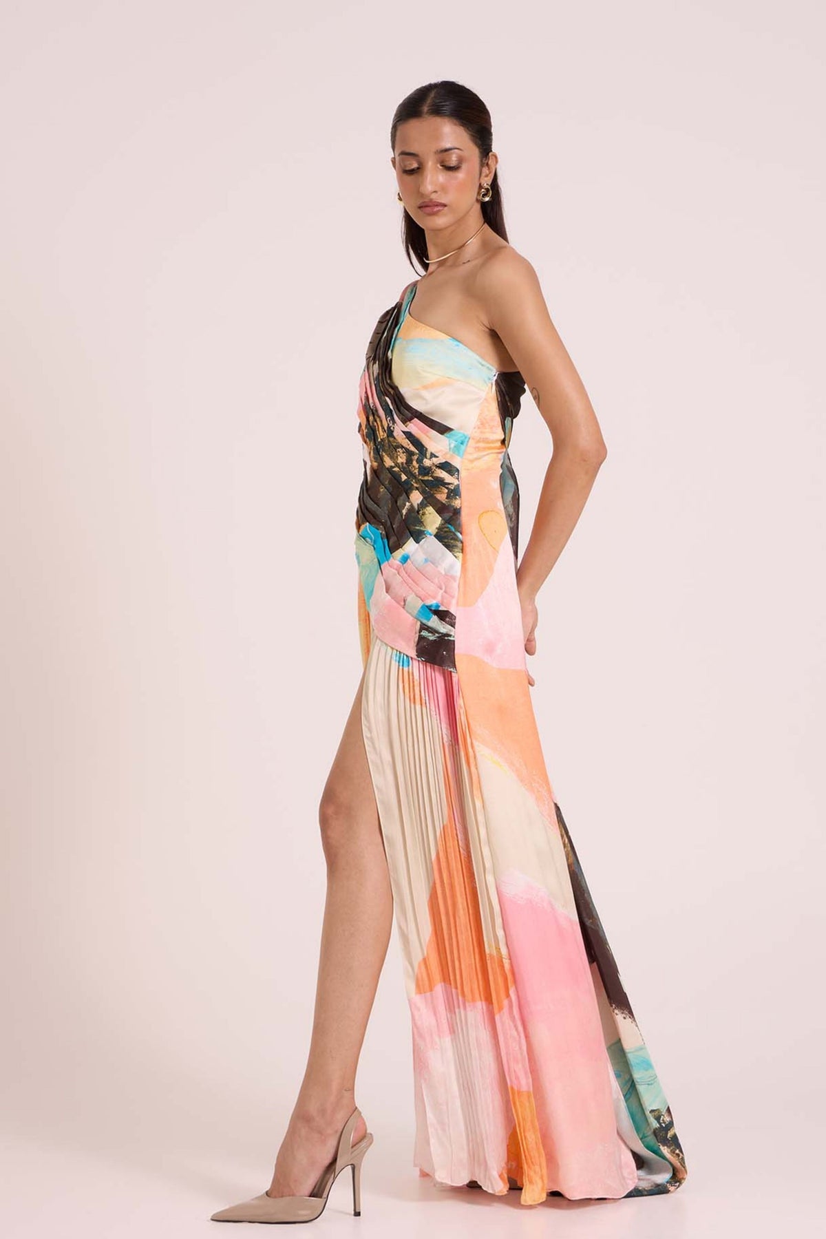 Selene Draped Maxi Dress