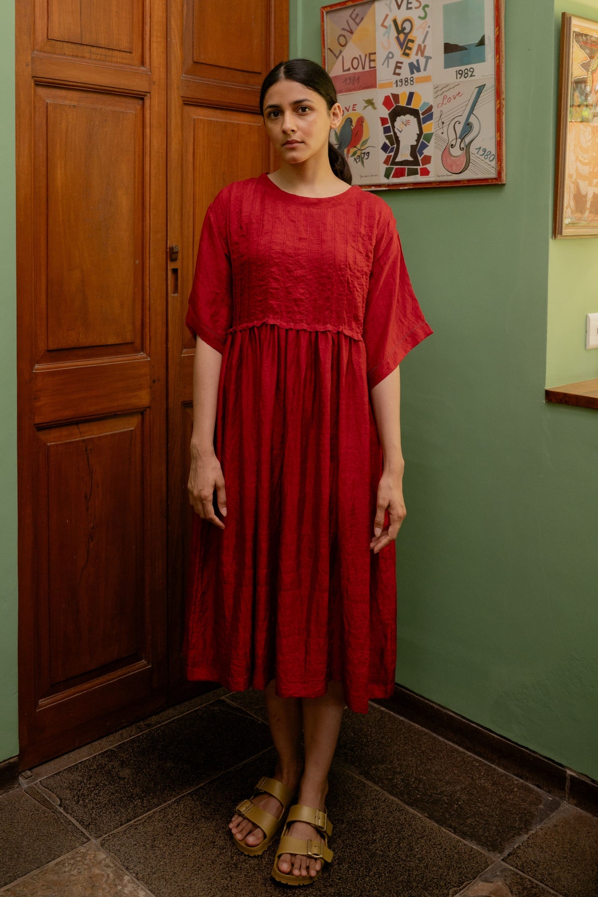 Crimson Liz Dress