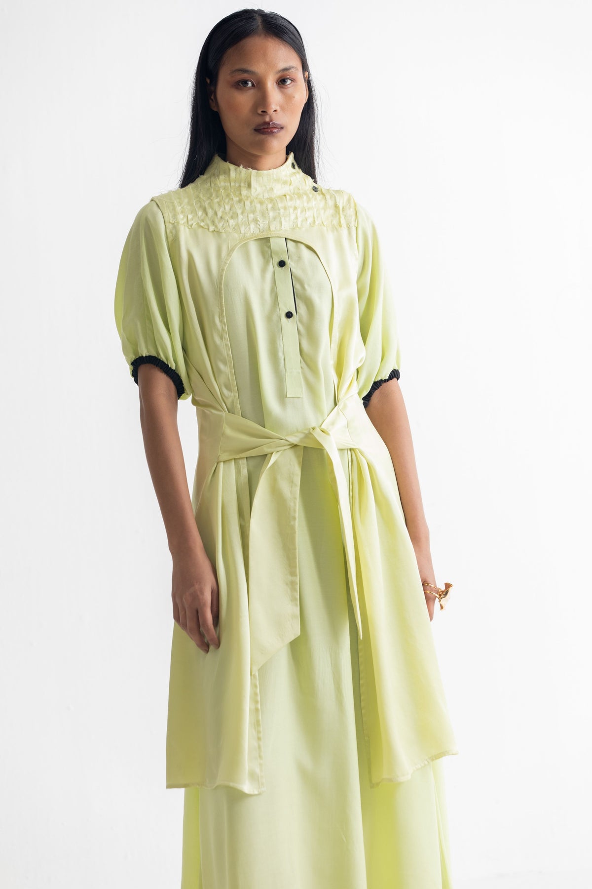 Lime Green Lady Dress