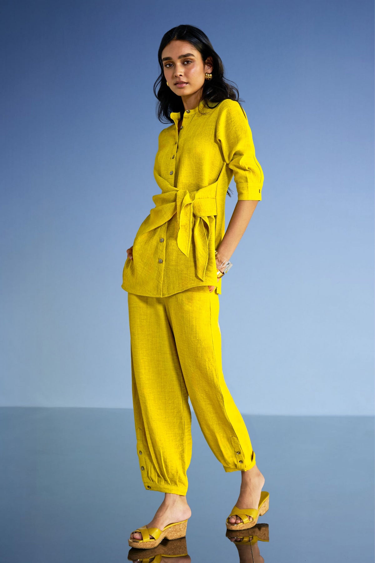 Pleated Pants