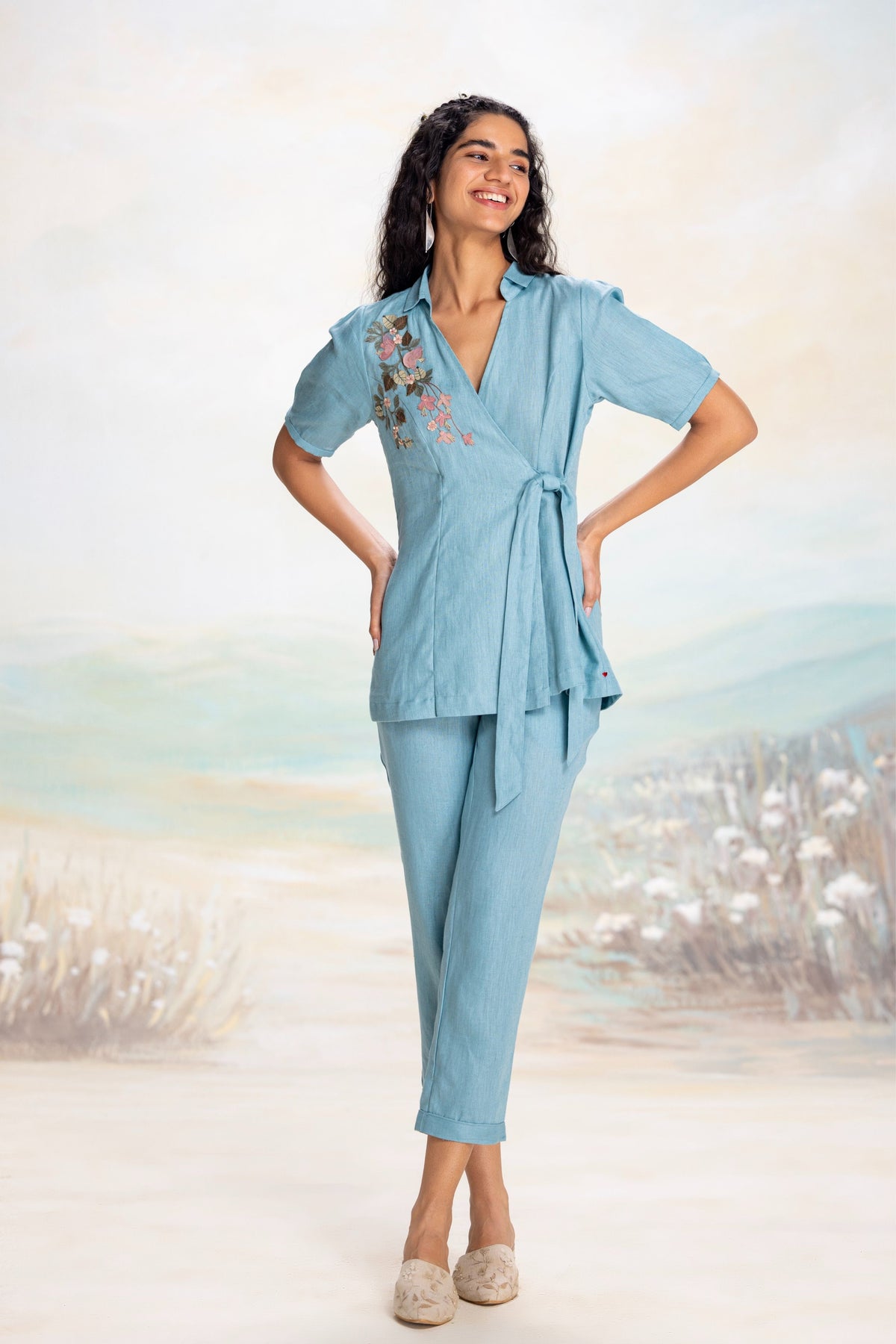 Tsukiyama Ira Lake Co-ord Set