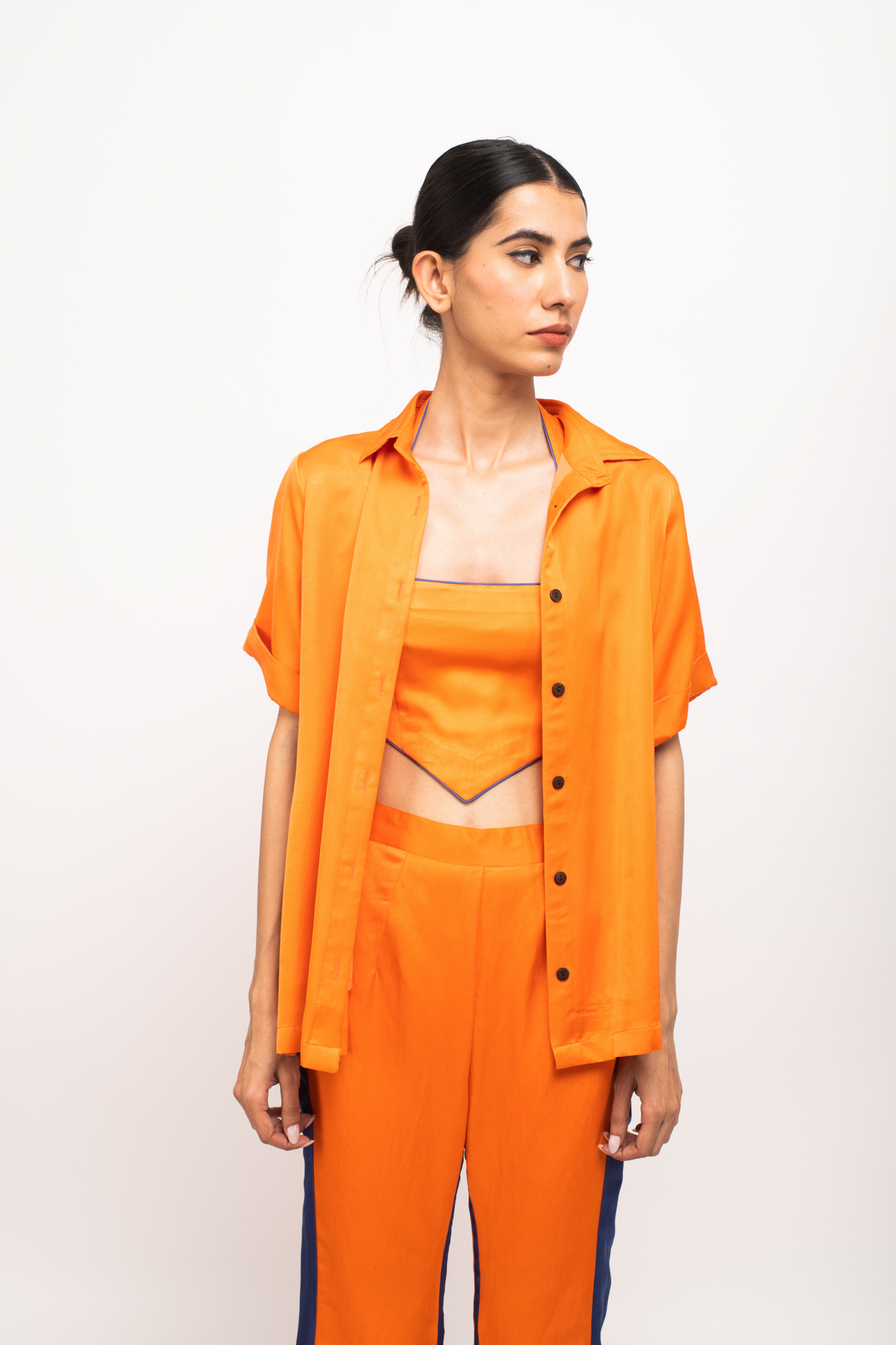 Orange and Blue Co-ord Set