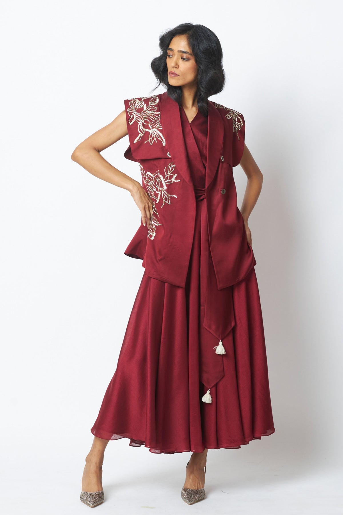 Noah Wrap Jacket Dress Set