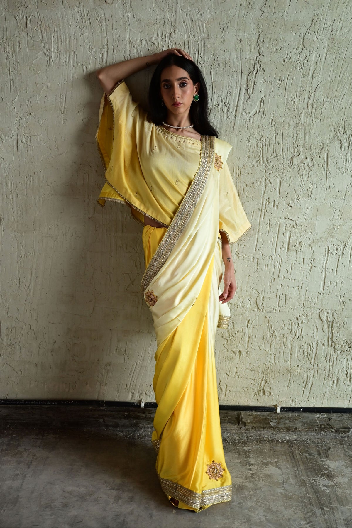Sunlit Yellow Roop Saree