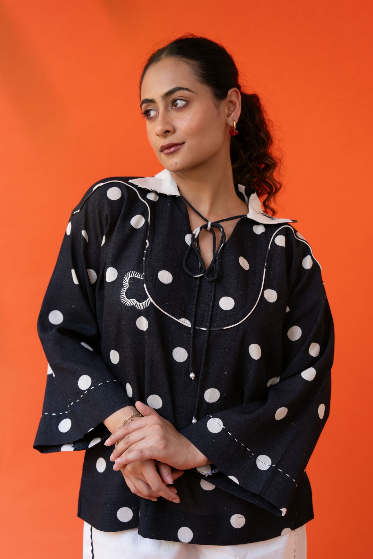 Polka Anchored Top