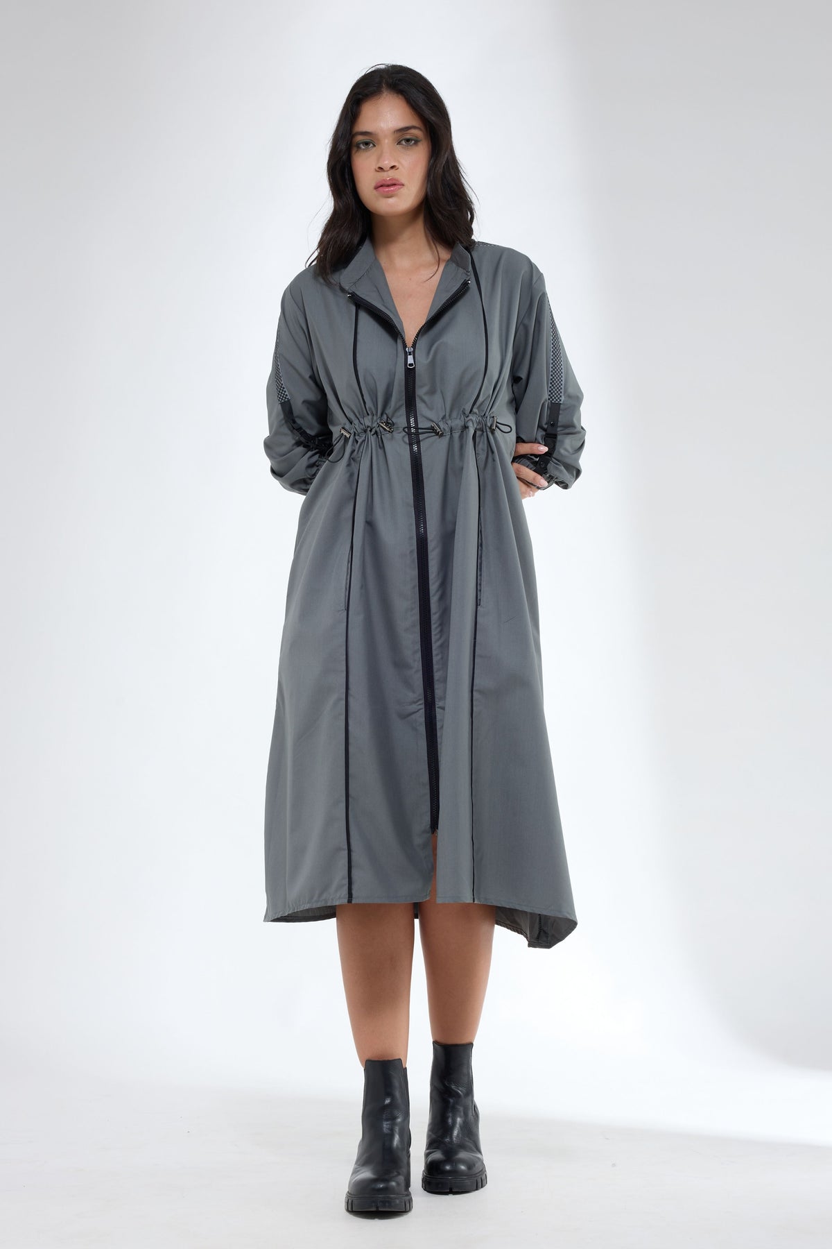Anti Fit Grey Shirt Dress