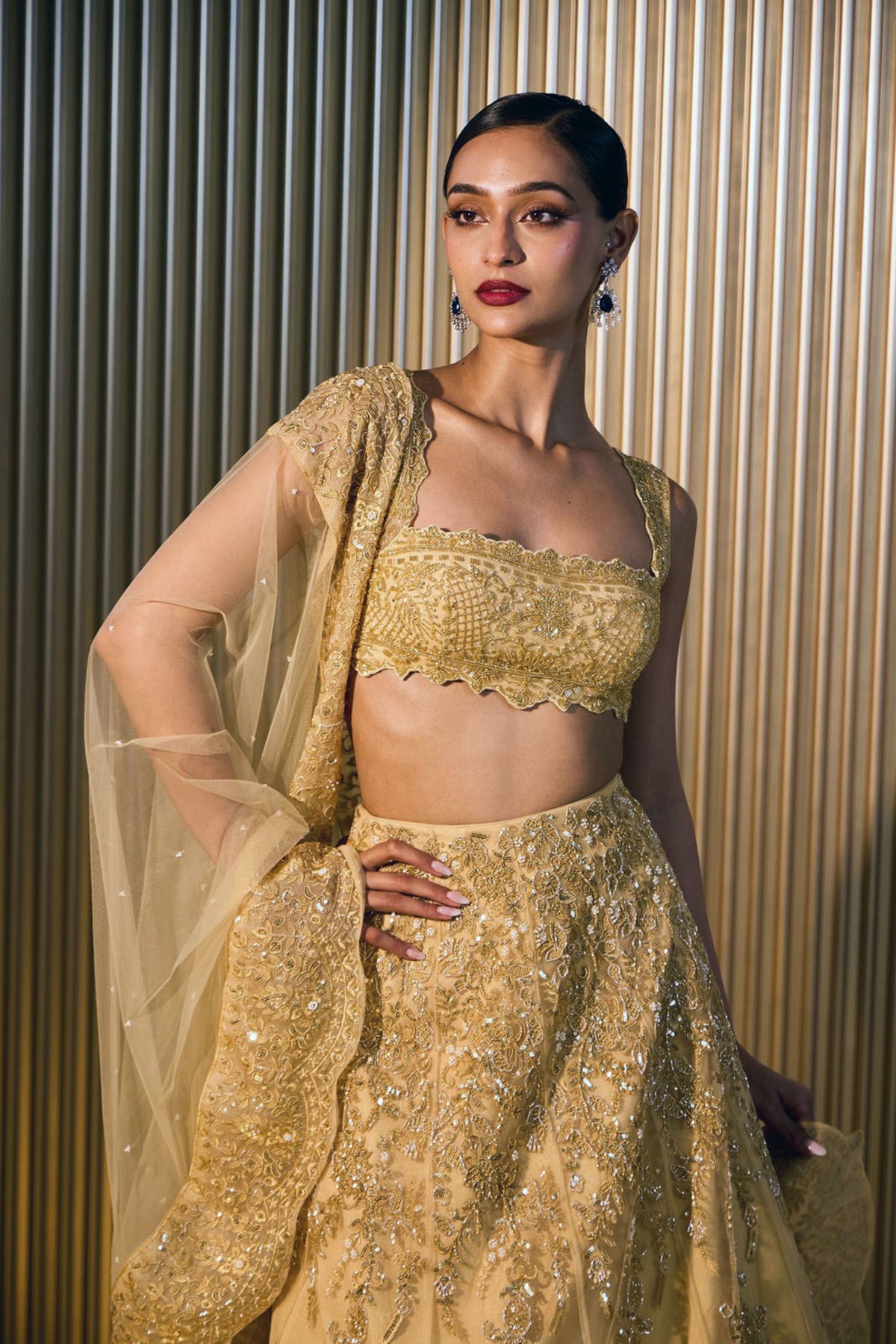 Golden Hour Lehenga Set