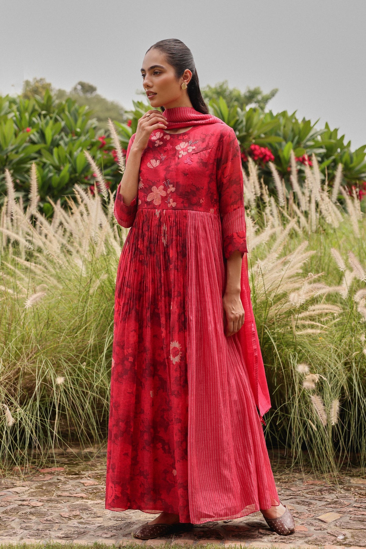 Rosewood Bloom Anarkali
