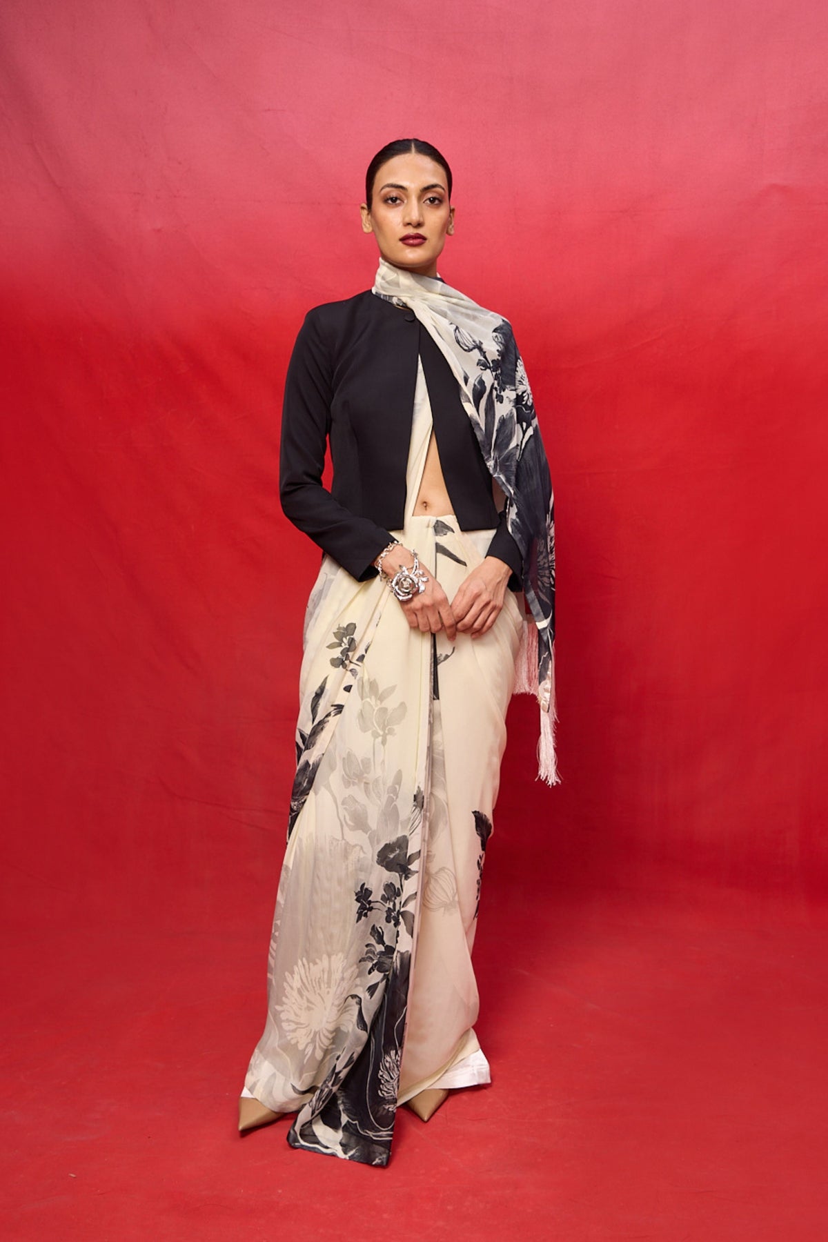 Handwoven Georgette Saree