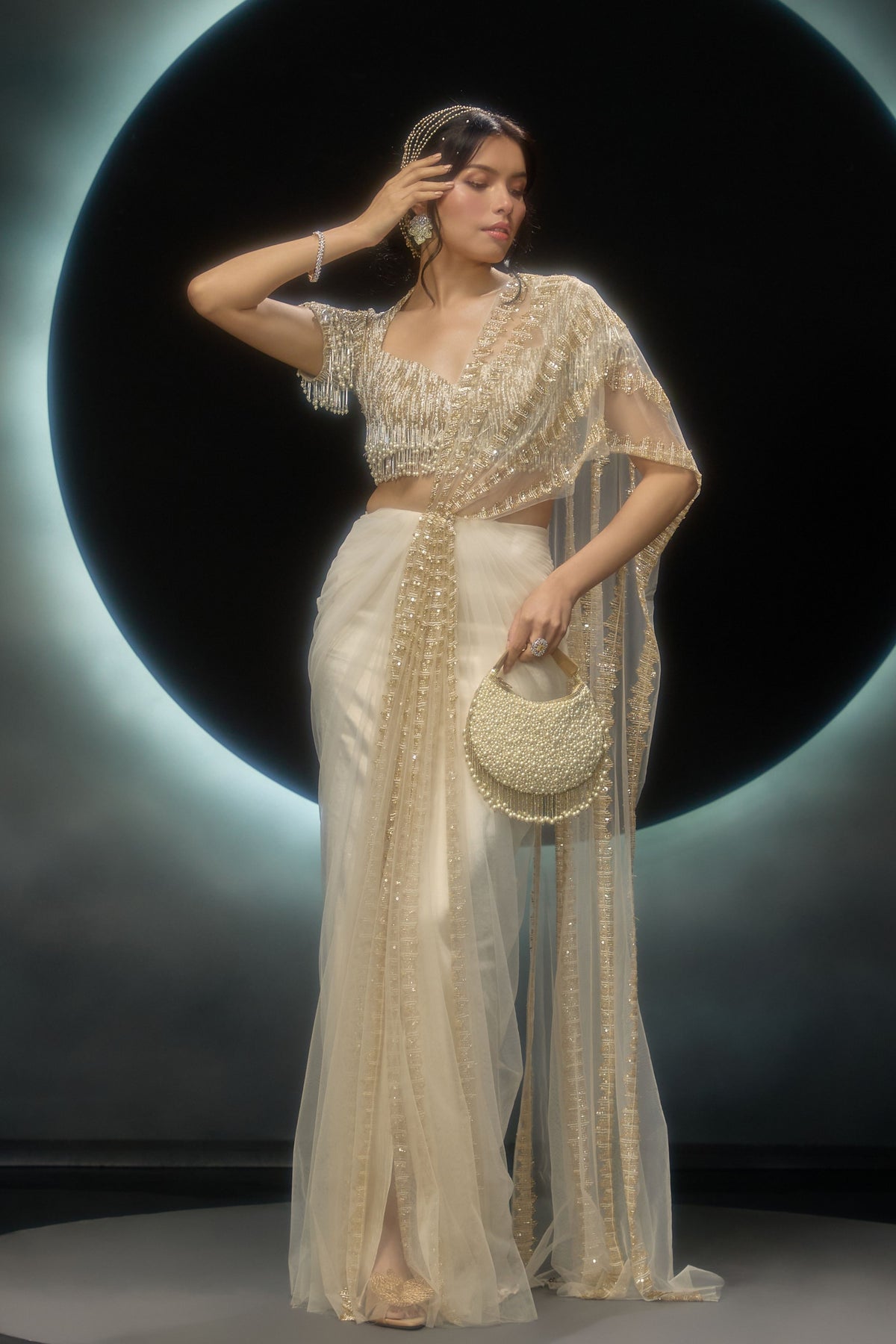 Oreline Draped Saree