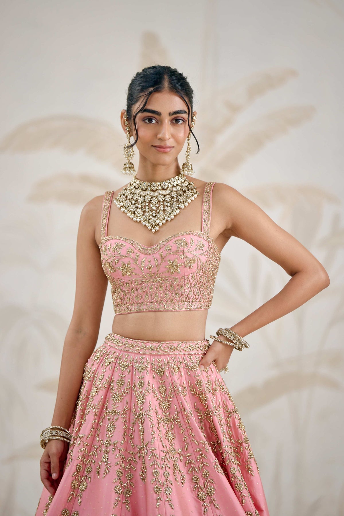 Rose Pink Lehenga Set