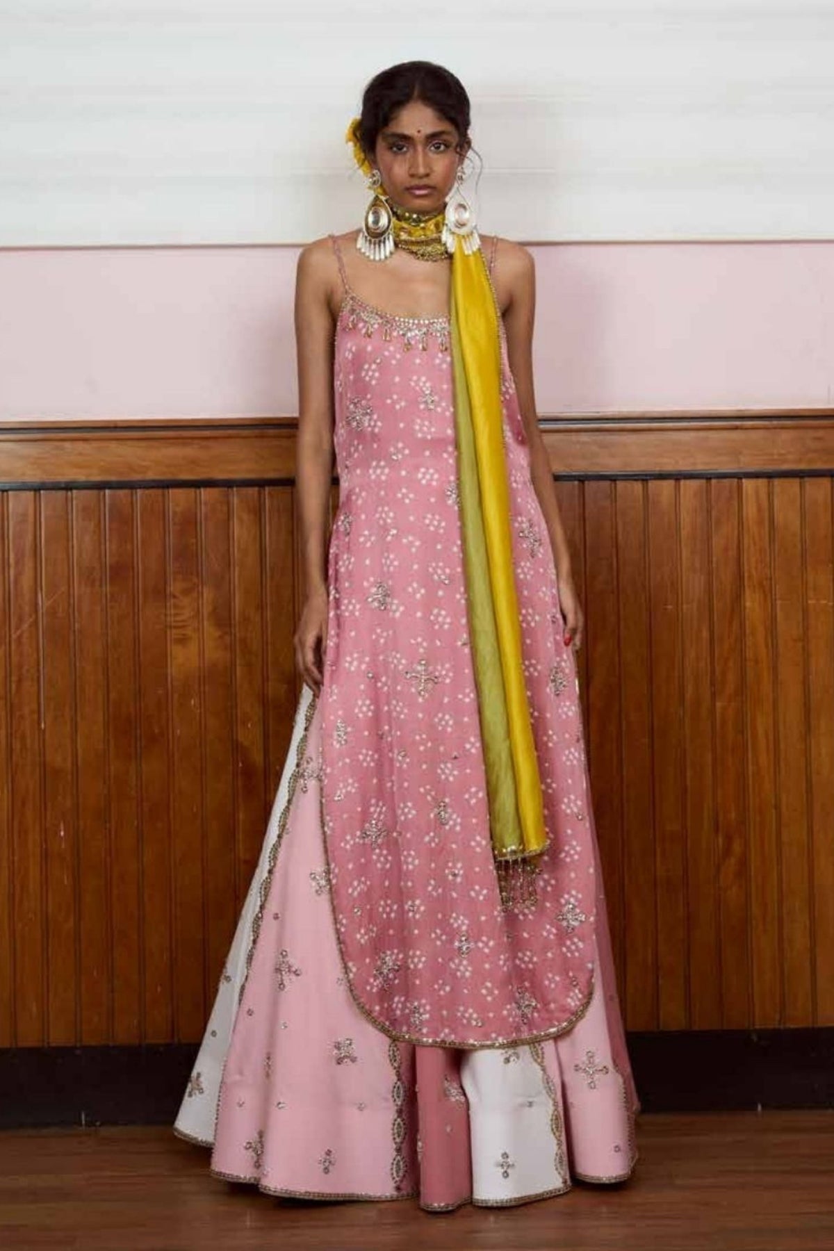 Lamhe Pink Embellished Lehenga Set
