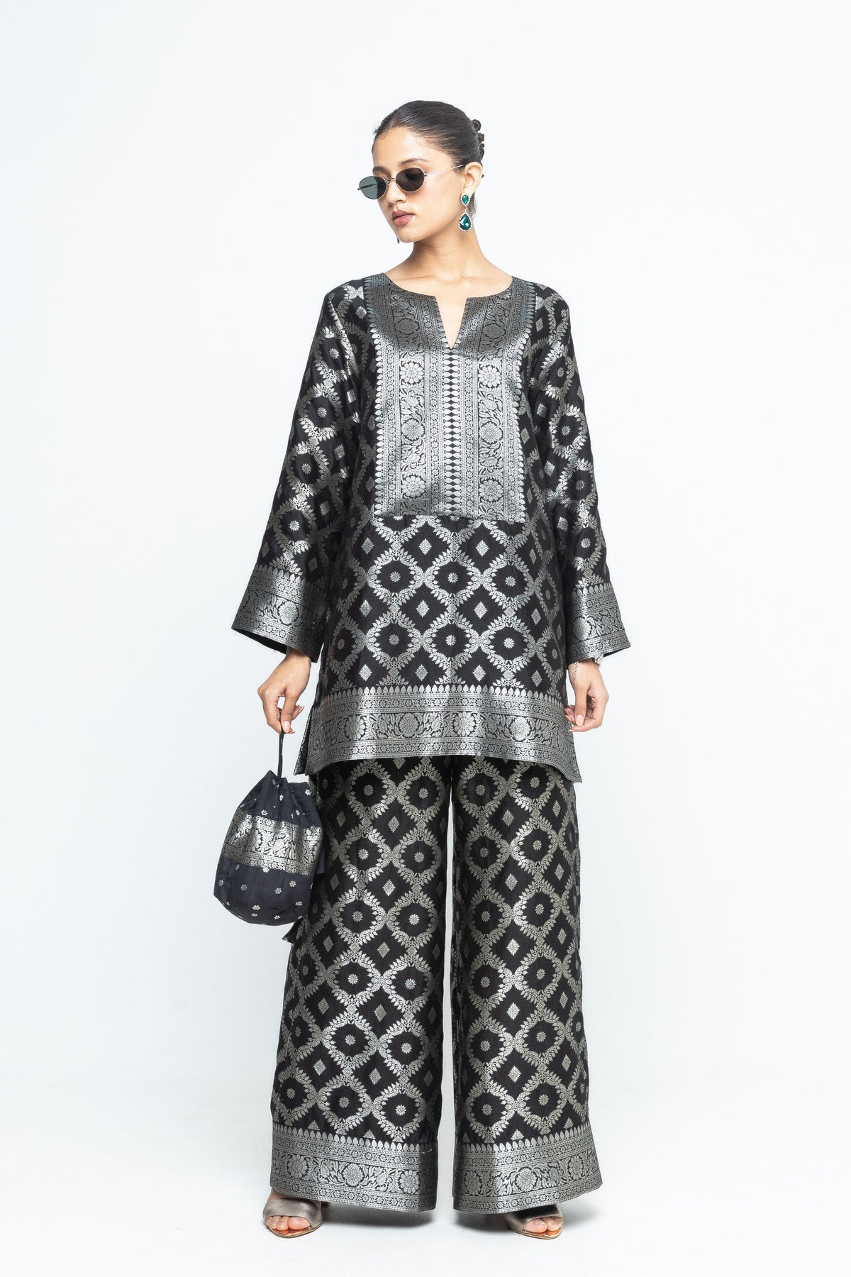 Heera  Jaal Tunic Set