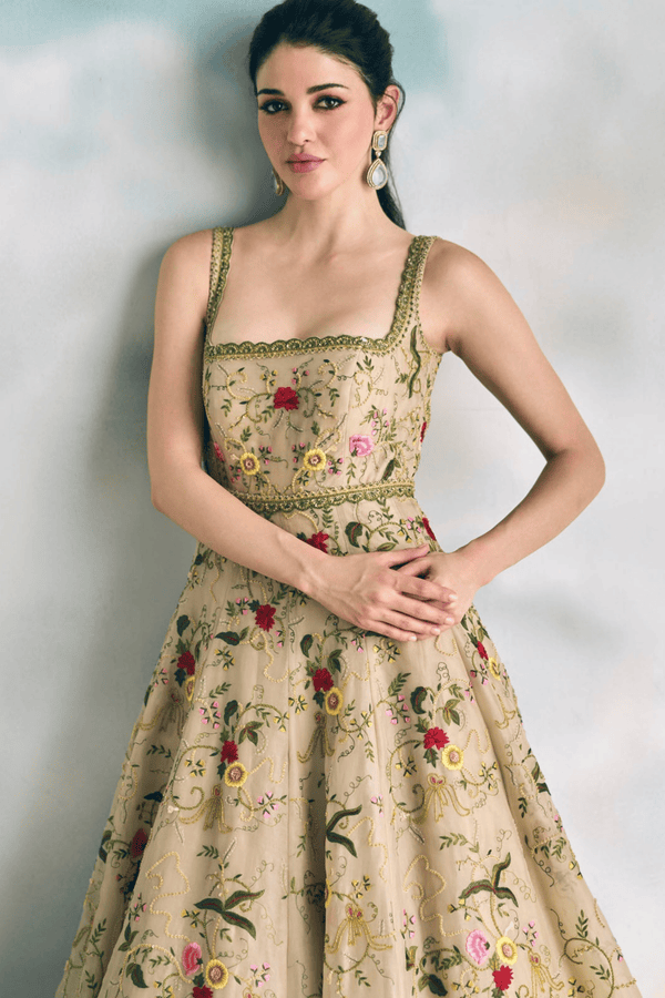 Leila Reddy Anushree Reddy - Ivory Leila Gown - Elahe