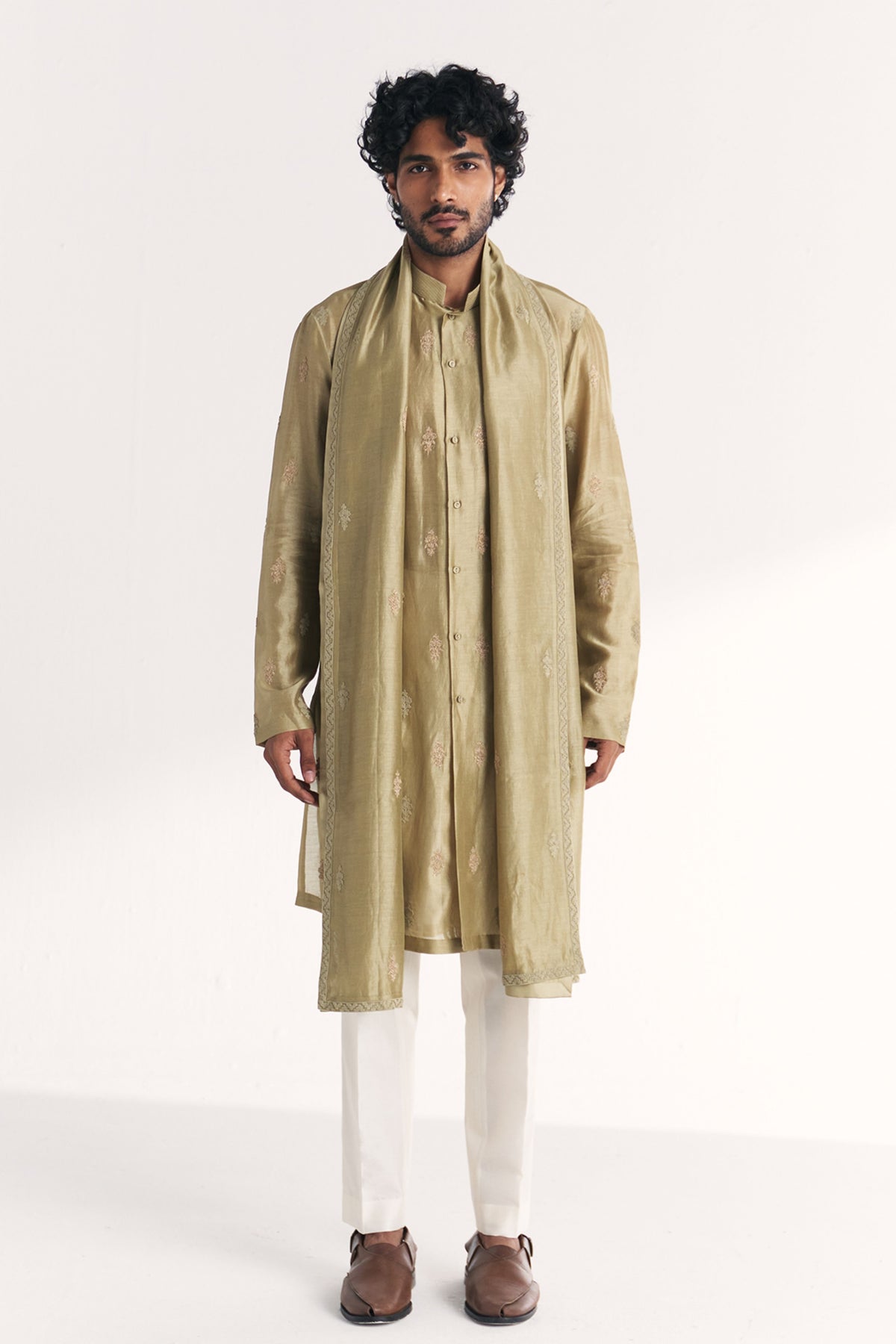 Barkat Green Kurta Set
