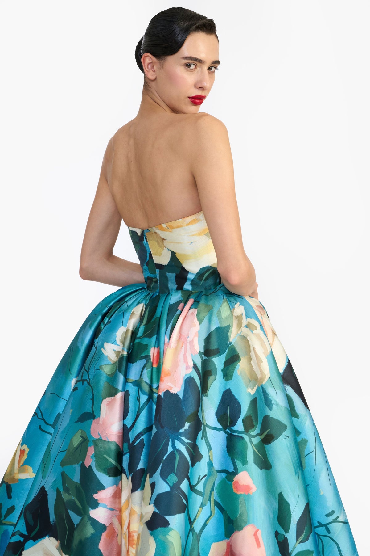 Sculpted Strapless Maxi