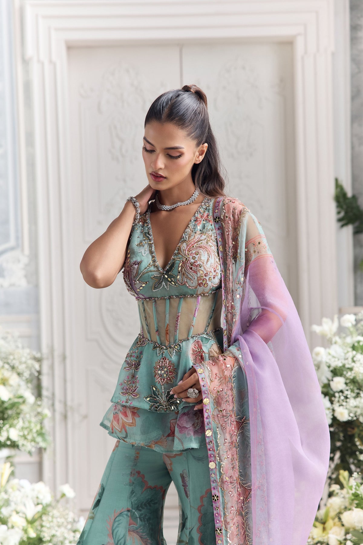 Hawa Sharara Set