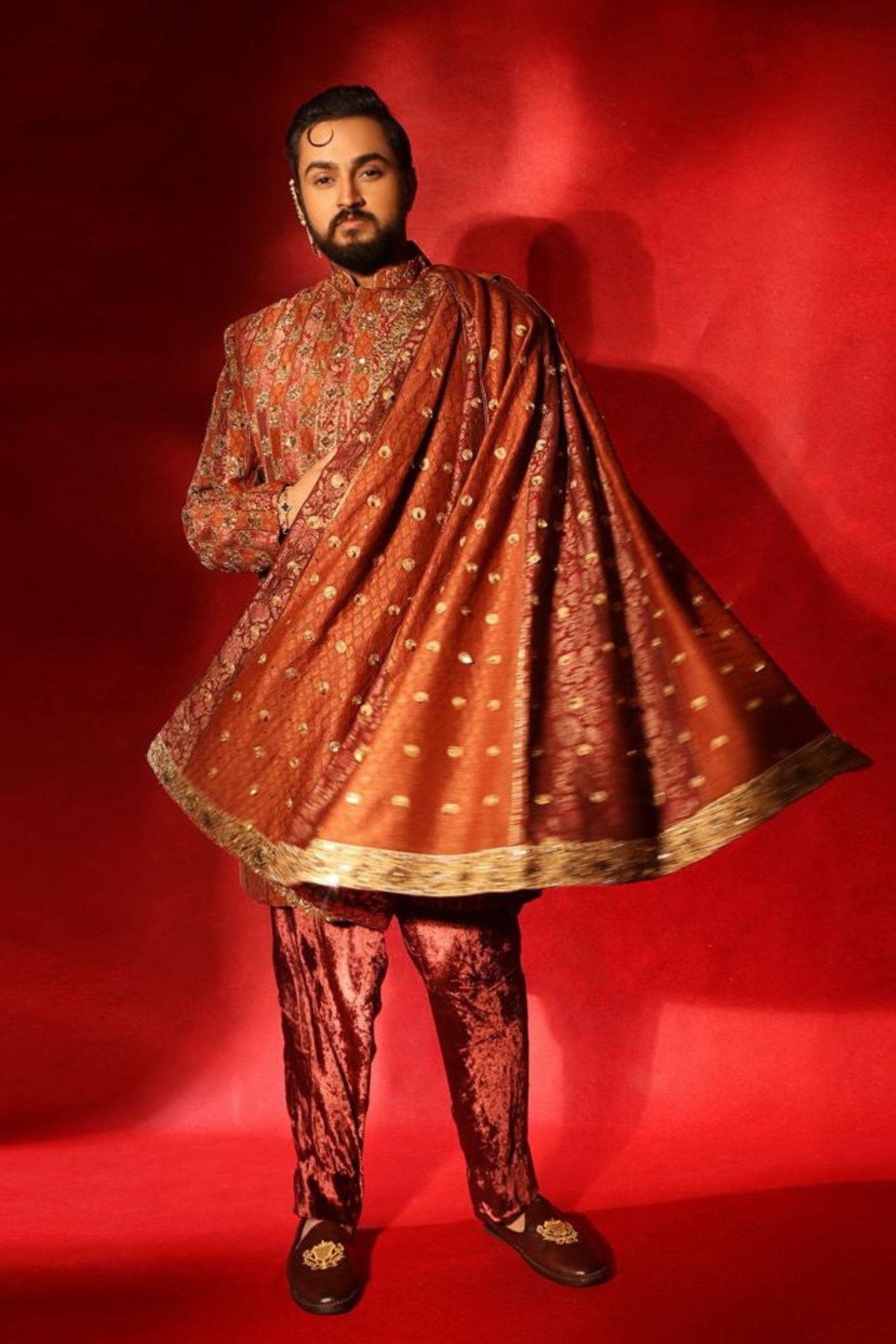 Rajvesha Sherwani Set - Itrh Menswear - Elahe