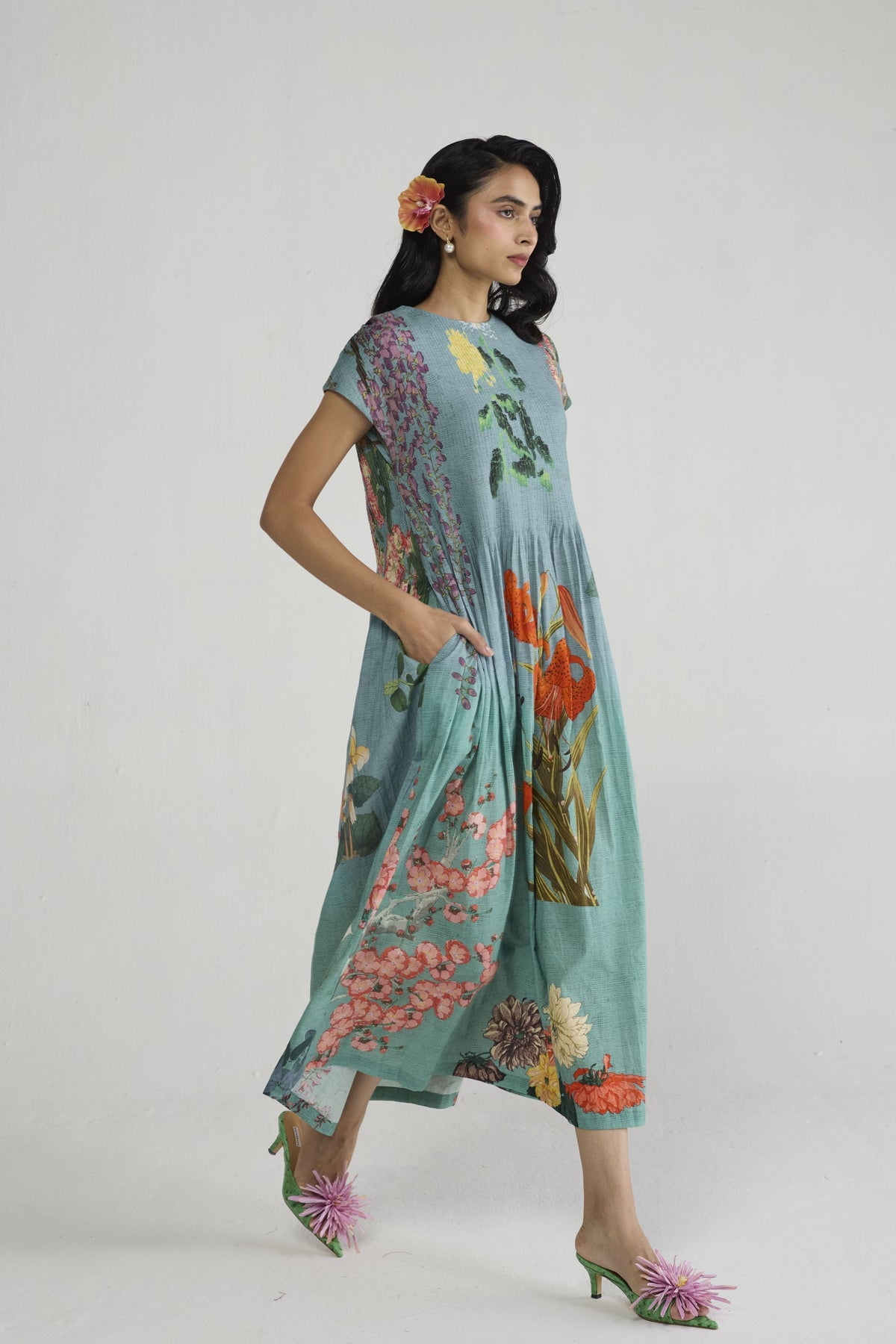 Itsuki Pintucks Dress