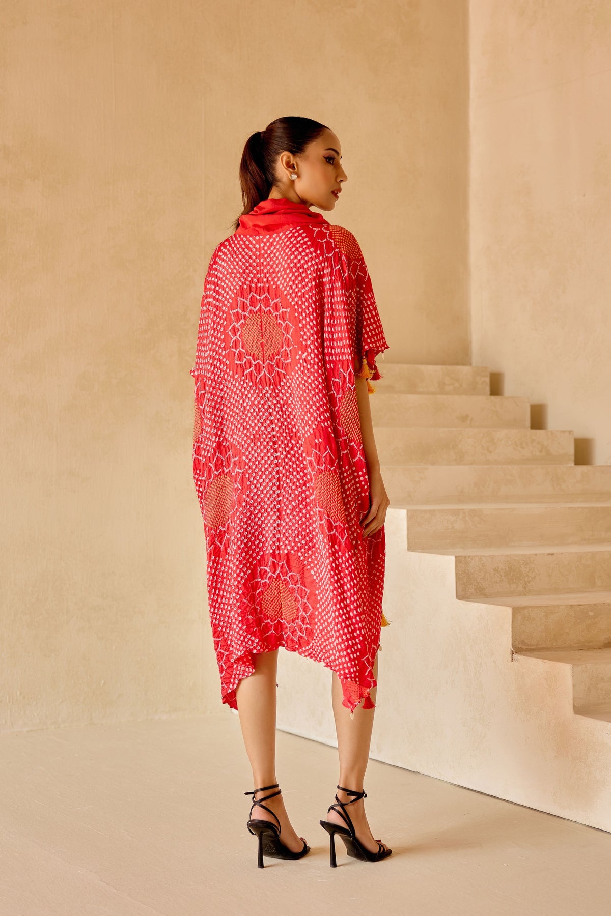 Cowl Neck Overlap Cape