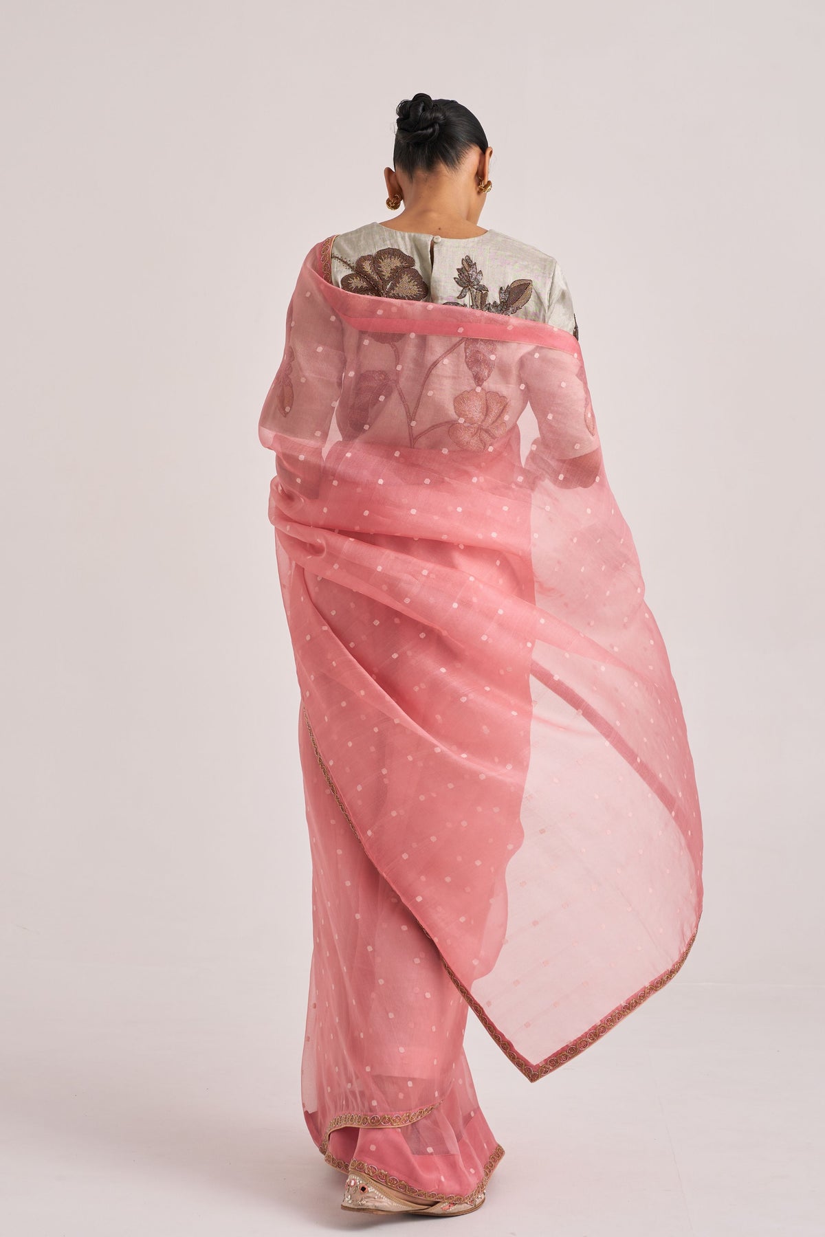 Gitali Pink Saree