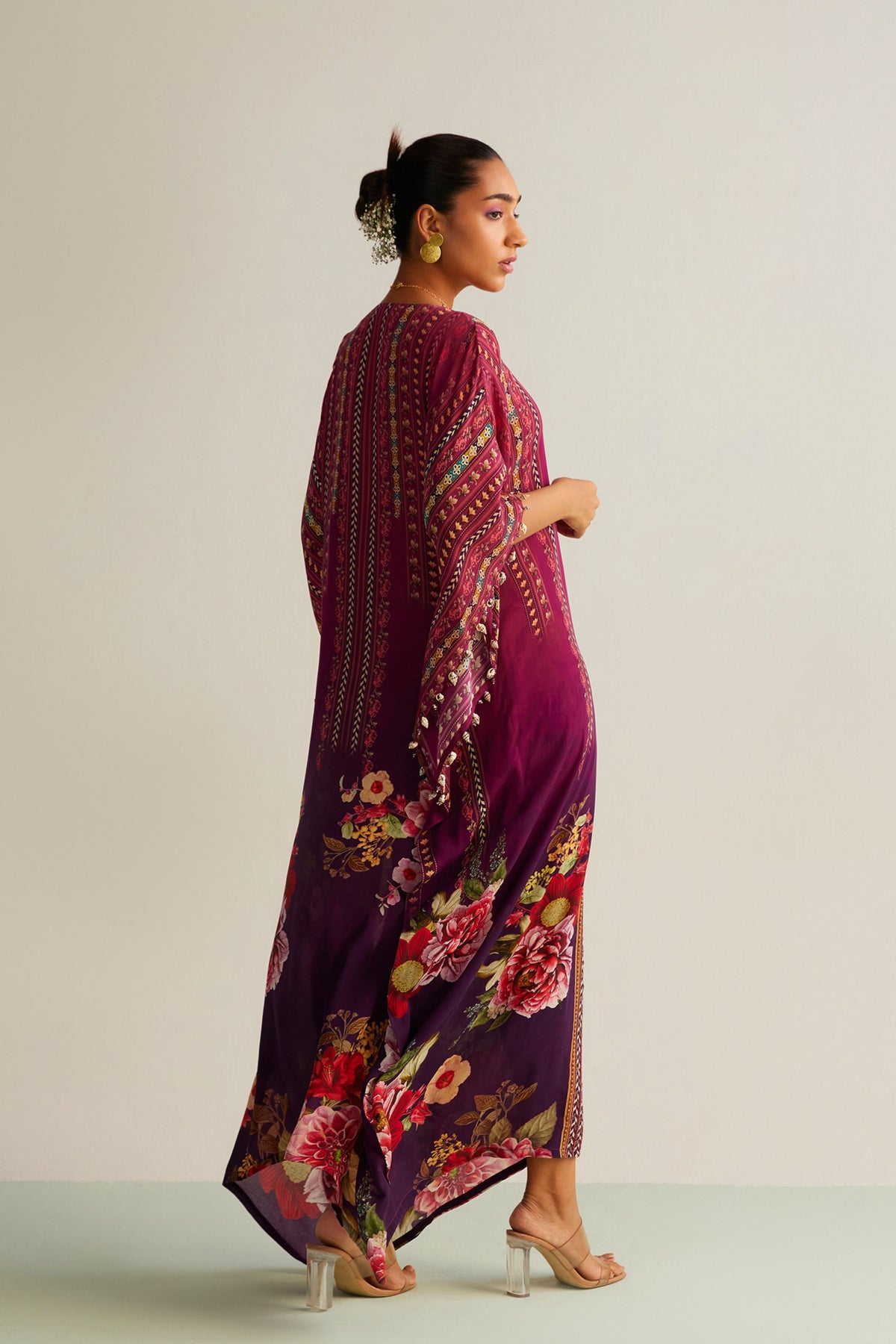 Ombre Floral Nayra Kaftan