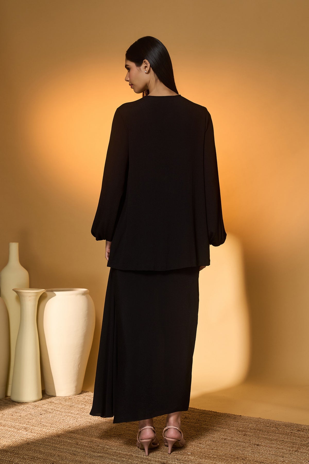Black Midnight Snack Co-ord Set
