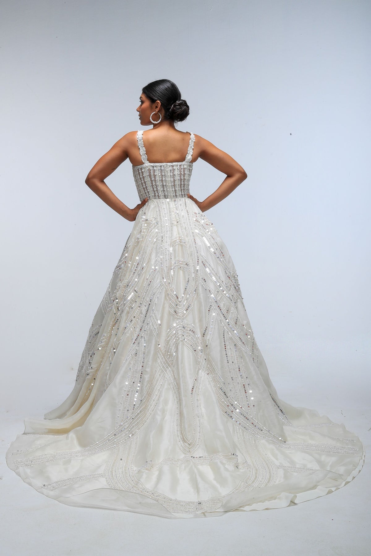 Ivory Illume Moonwave Gown