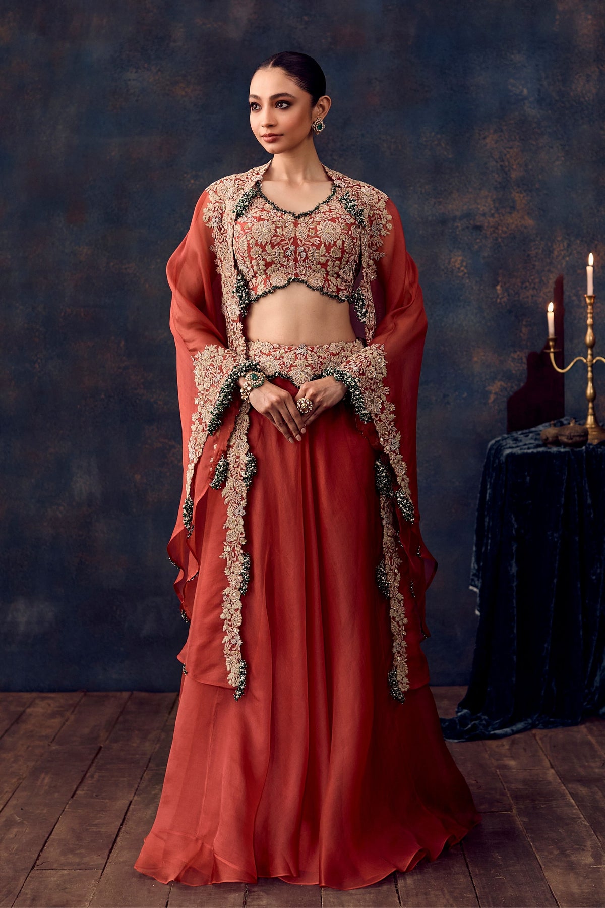 As Maal Resham Skirt Set