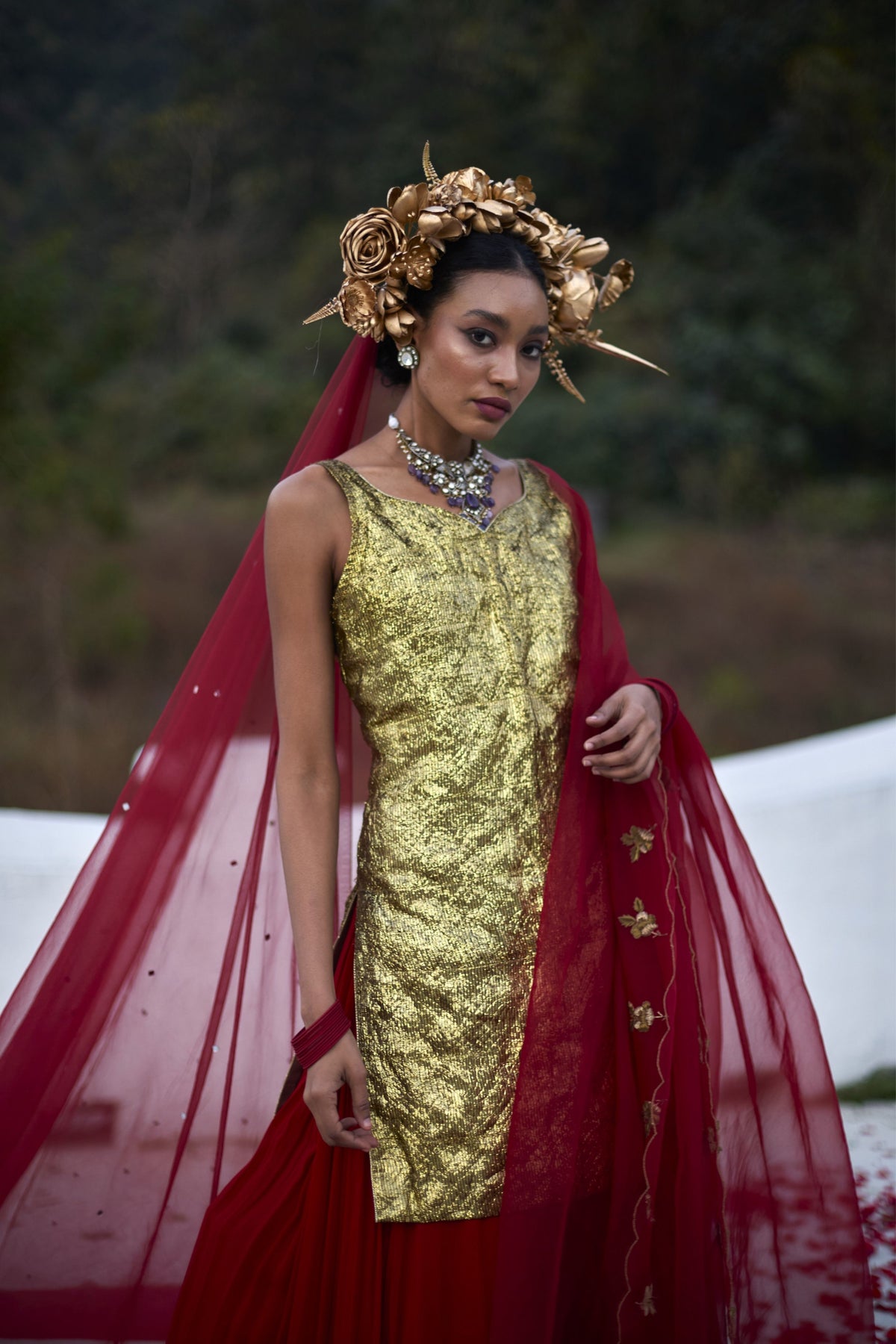 Rosein Lehenga Set