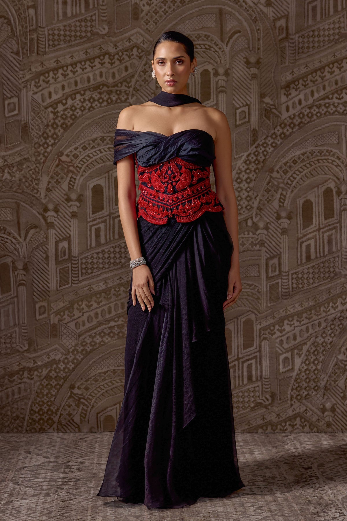 Gilded Saree Set