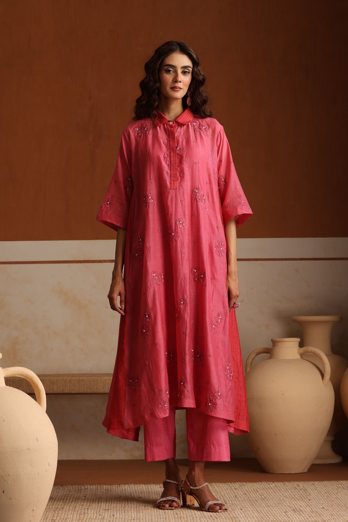 Hibiscus Kurta and Pants