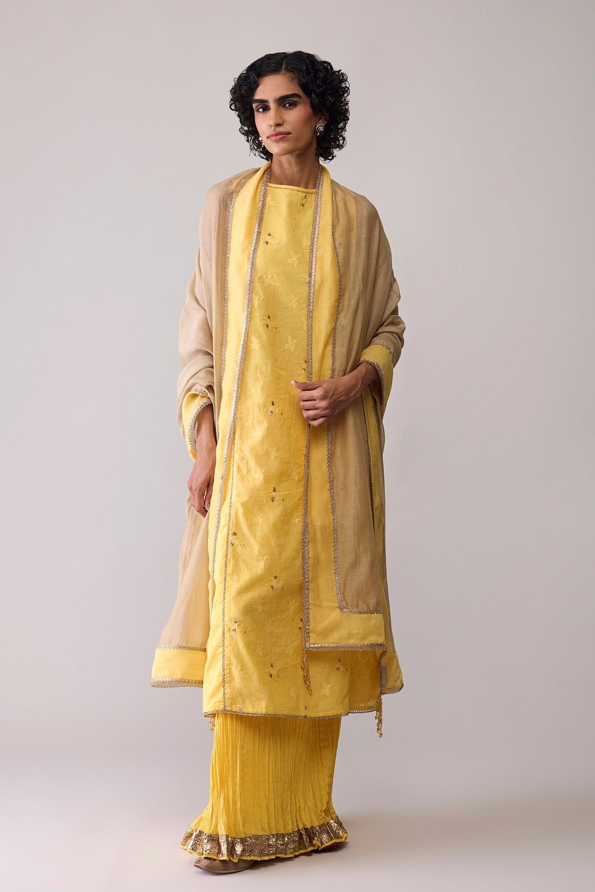 Inayat Yellow Dupatta