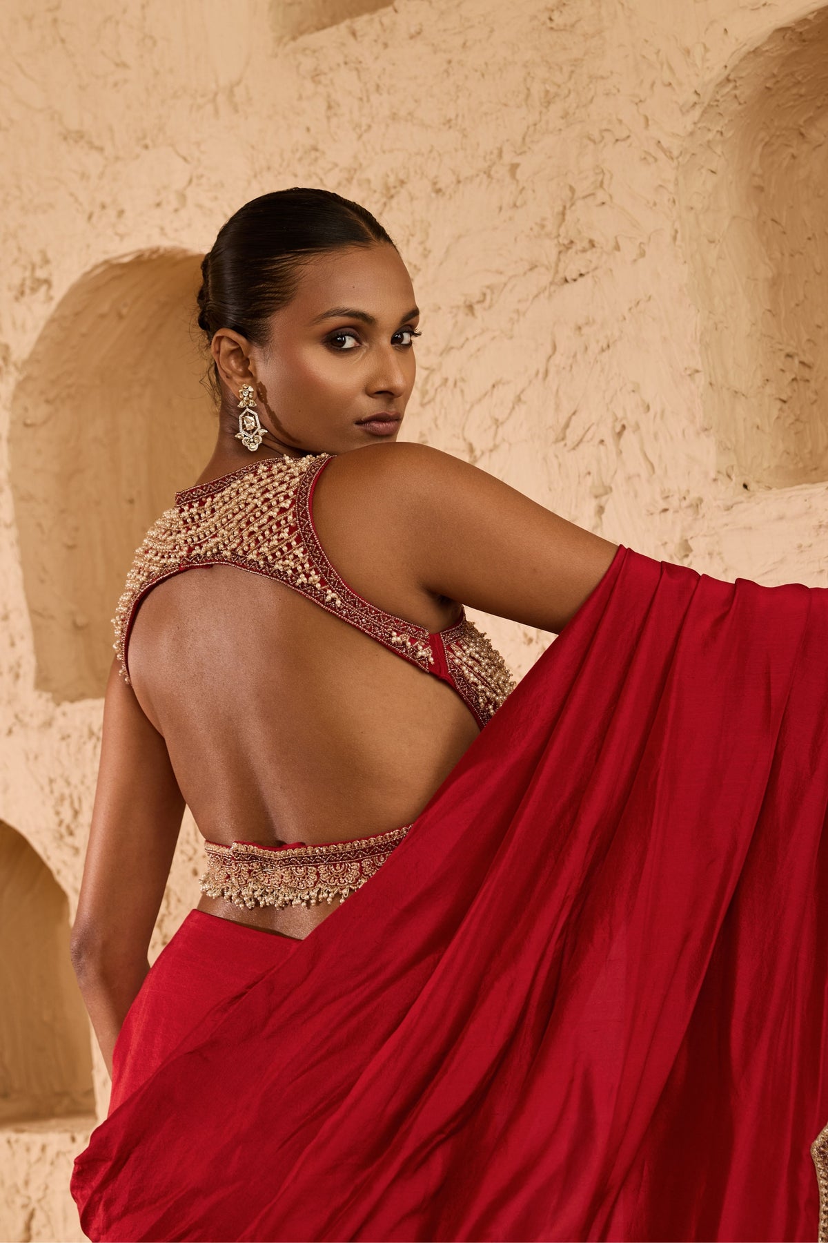 Miera Pre-Draped Saree Set