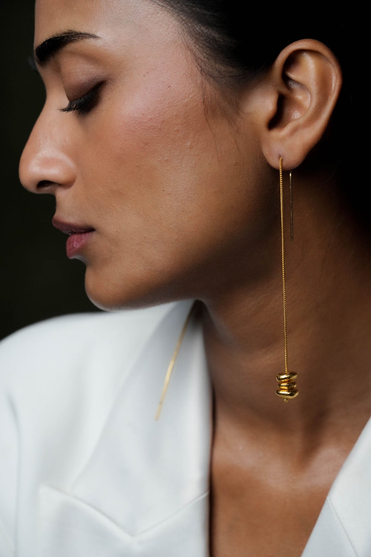 Tiva Golden Earrings