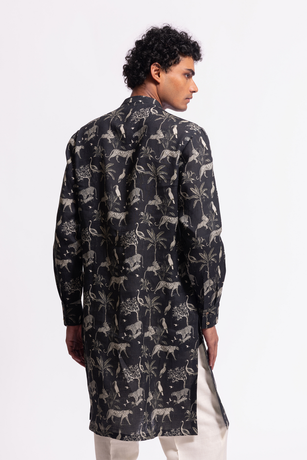 Wild Printed Short Kurta With Pocket
